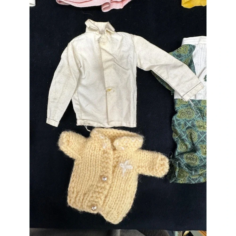 Vintage Fashion Doll Clothes Miscellaneous Dress, Tops, Sweaters Clothing Lot